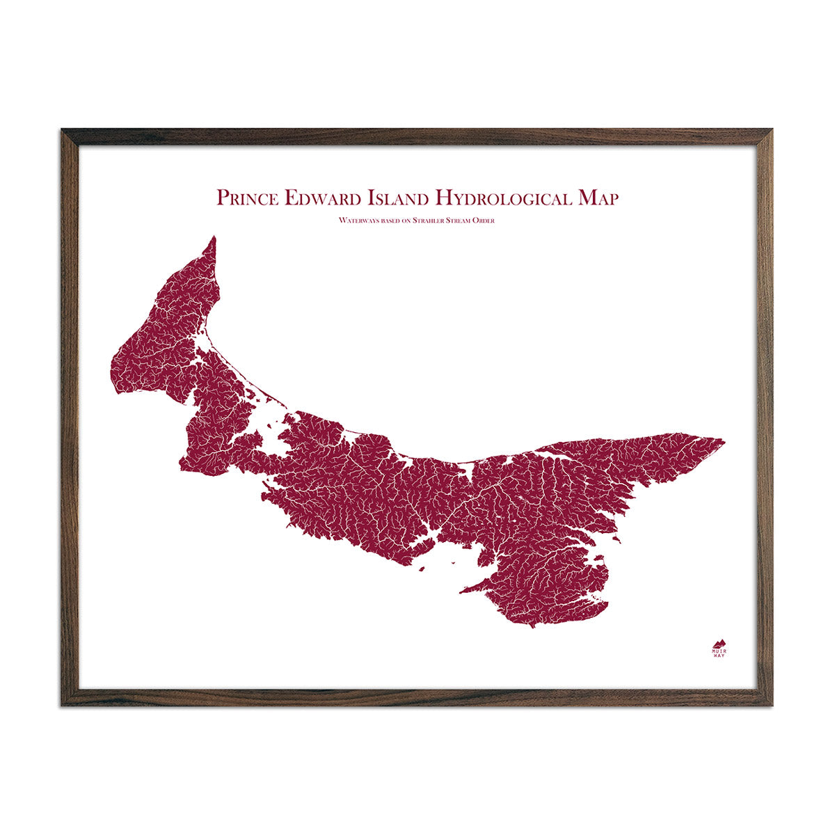 Prince Edward Island Hydrological Map
