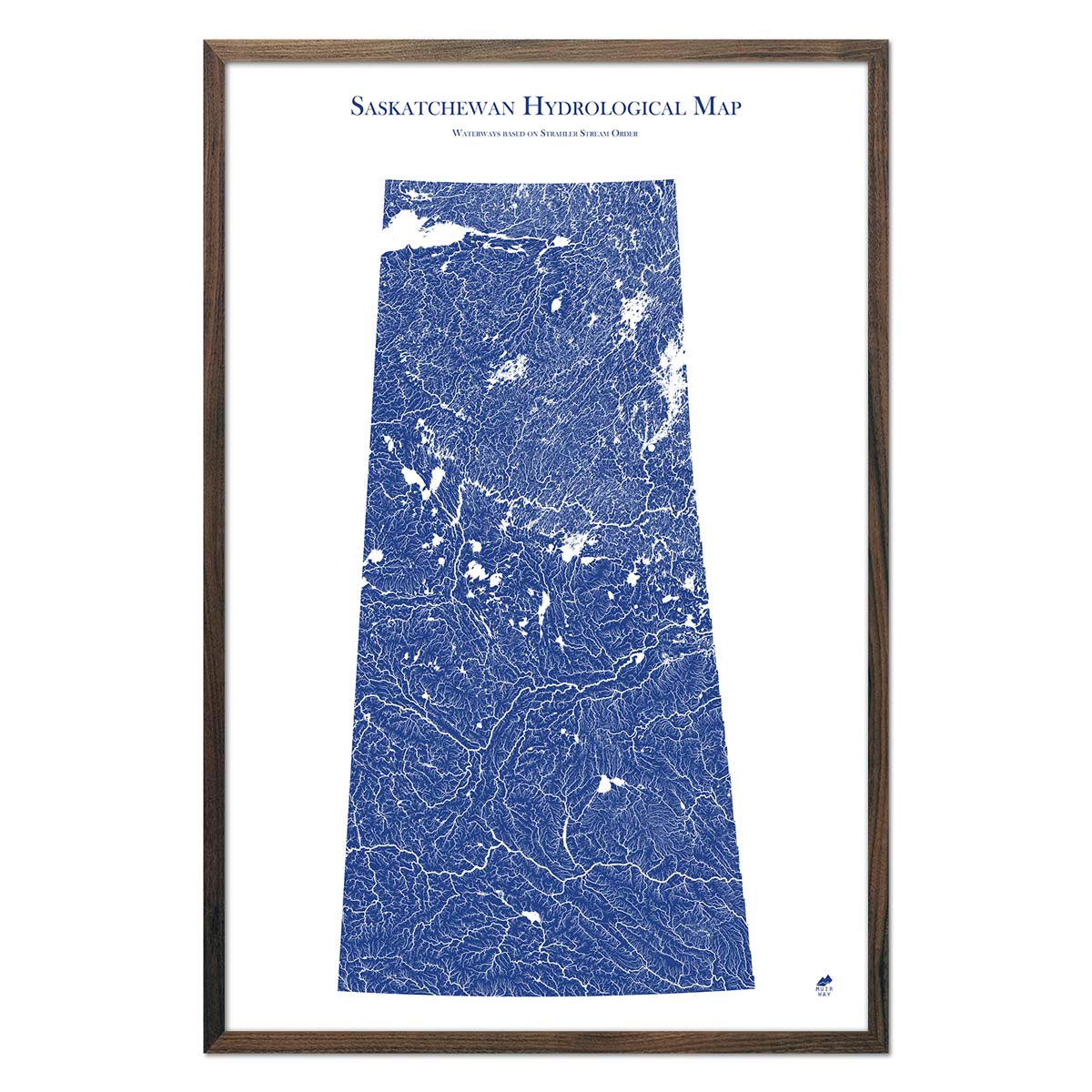 Saskatchewan Hydrological Map
