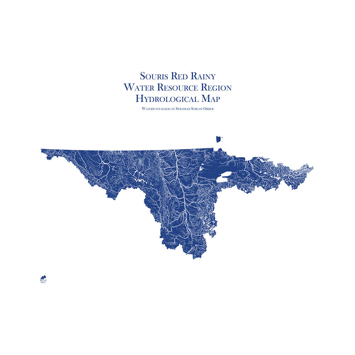 Souris Red Rainy Regional Hydrology Map