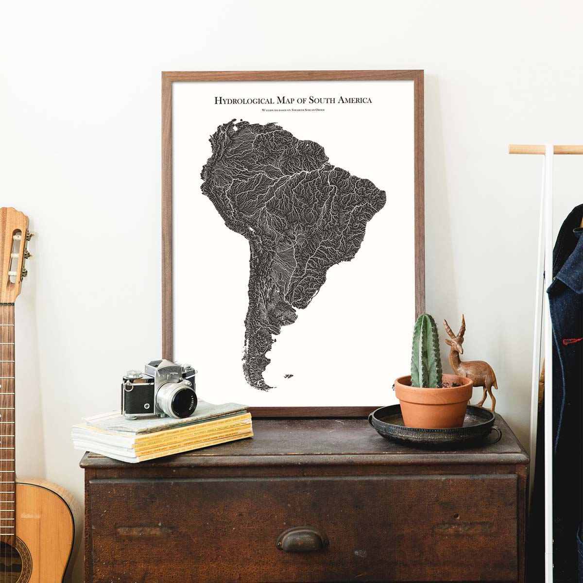 Hydrological Map of South America