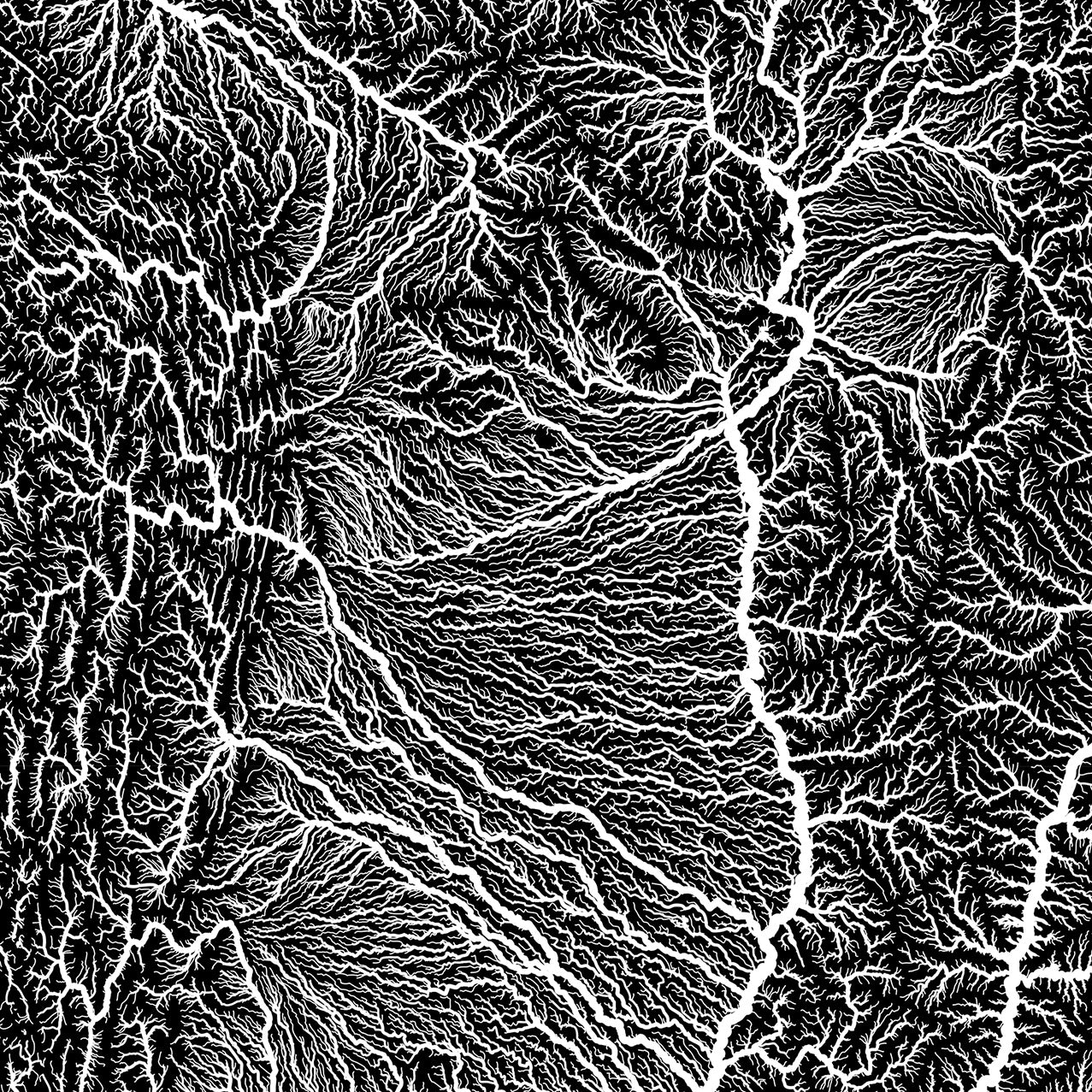 Hydrological Map of South America