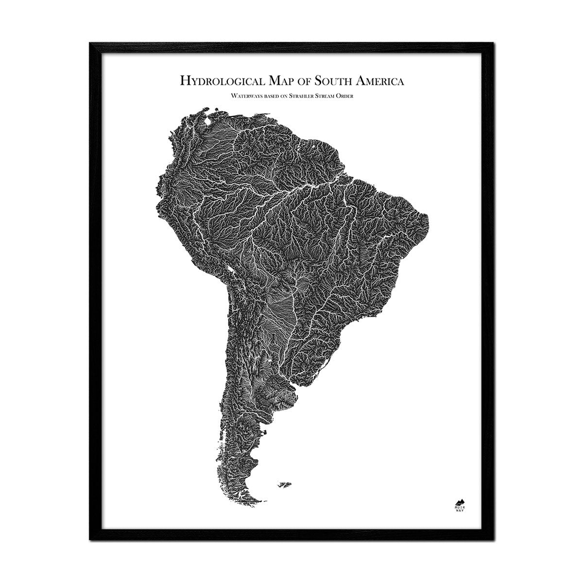 Hydrological Map of South America
