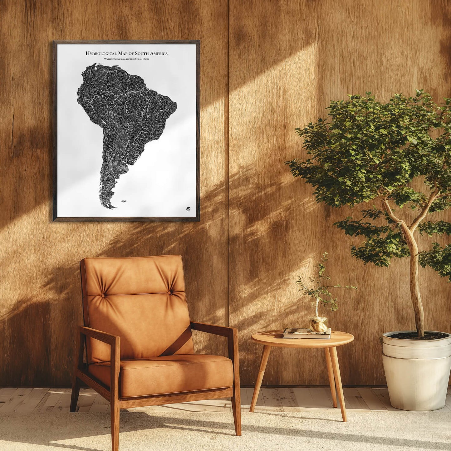 Hydrological Map of South America