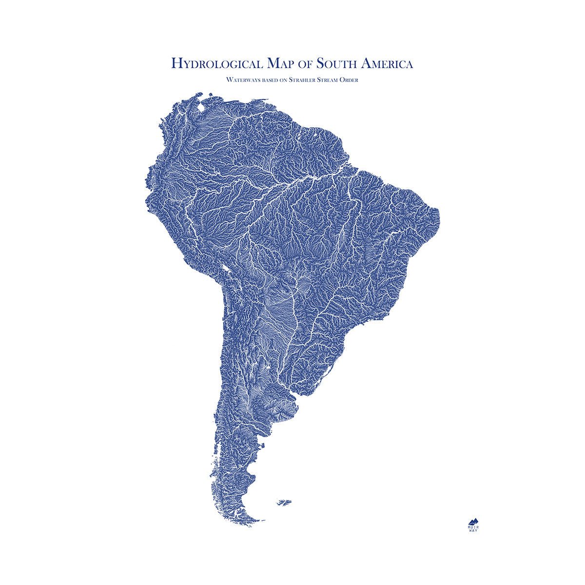 Hydrological Map of South America