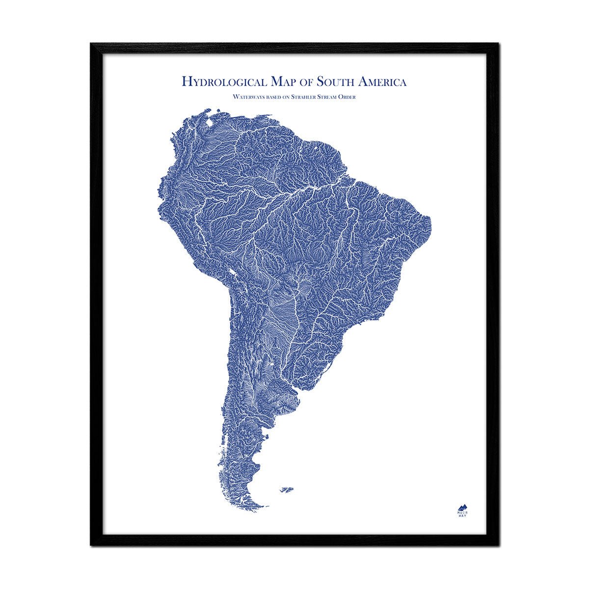 Hydrological Map of South America