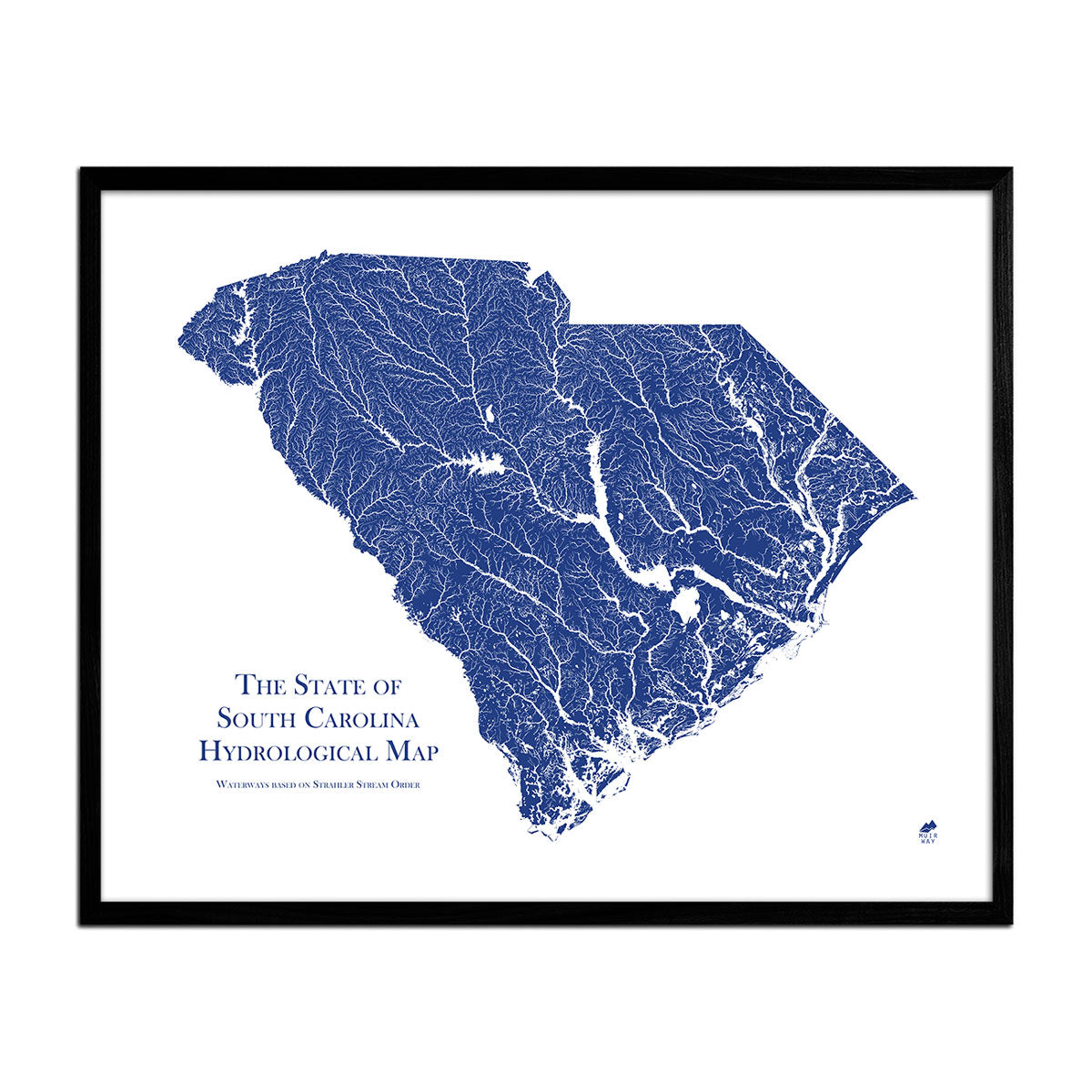 South Carolina Hydrology Map