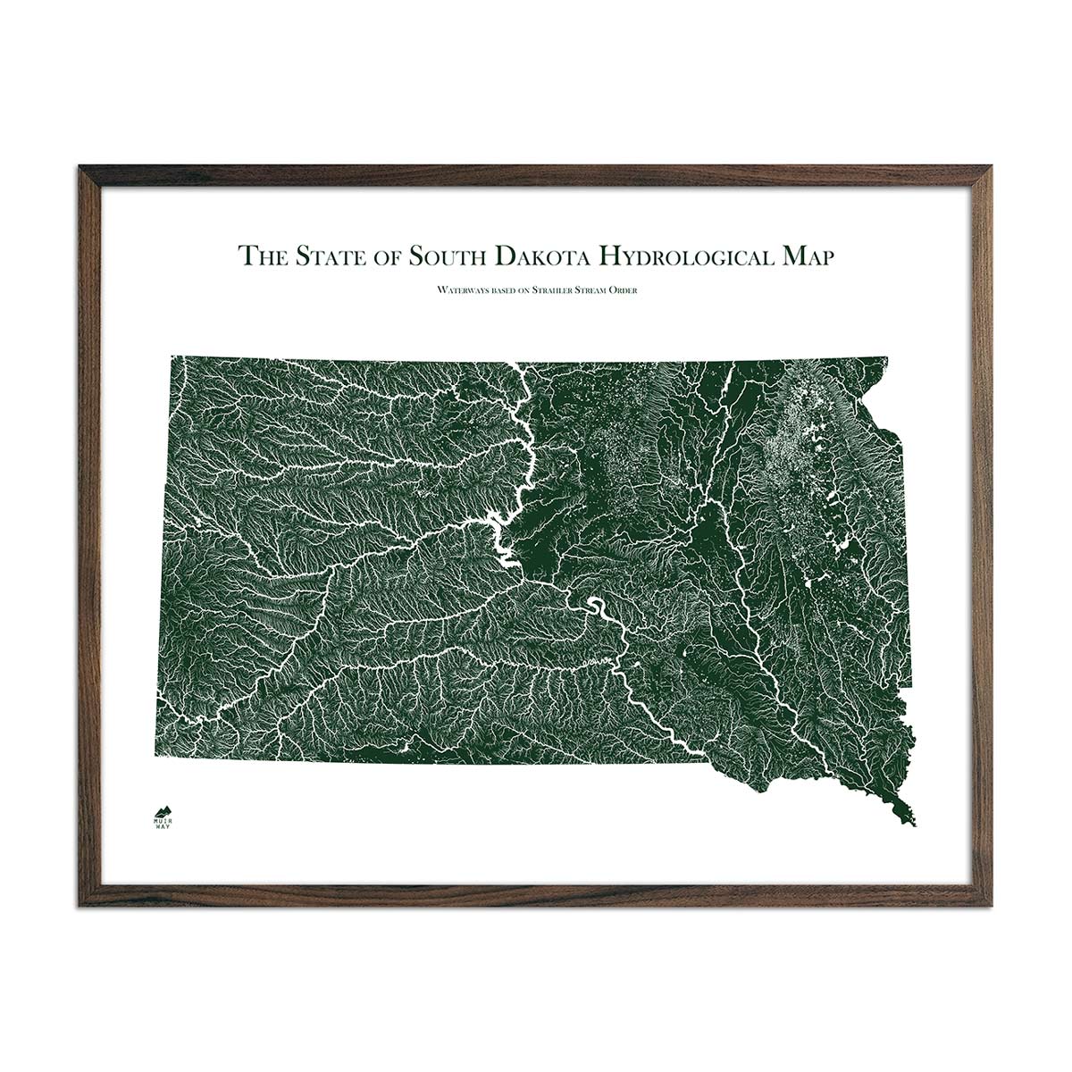 South Dakota Rivers Map