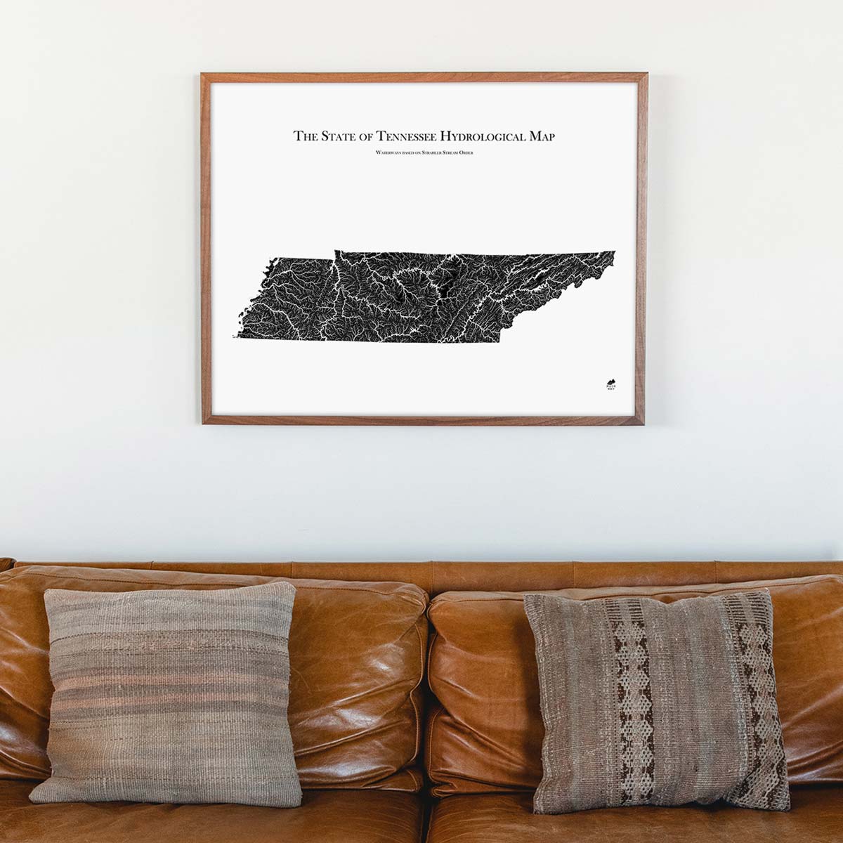 Tennessee Hydrological Map