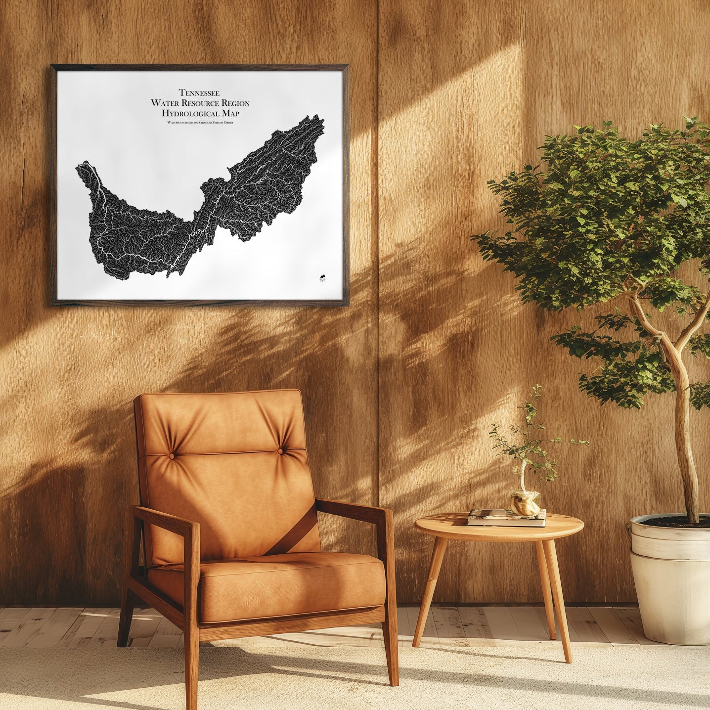 Tennessee Regional Hydrological Map