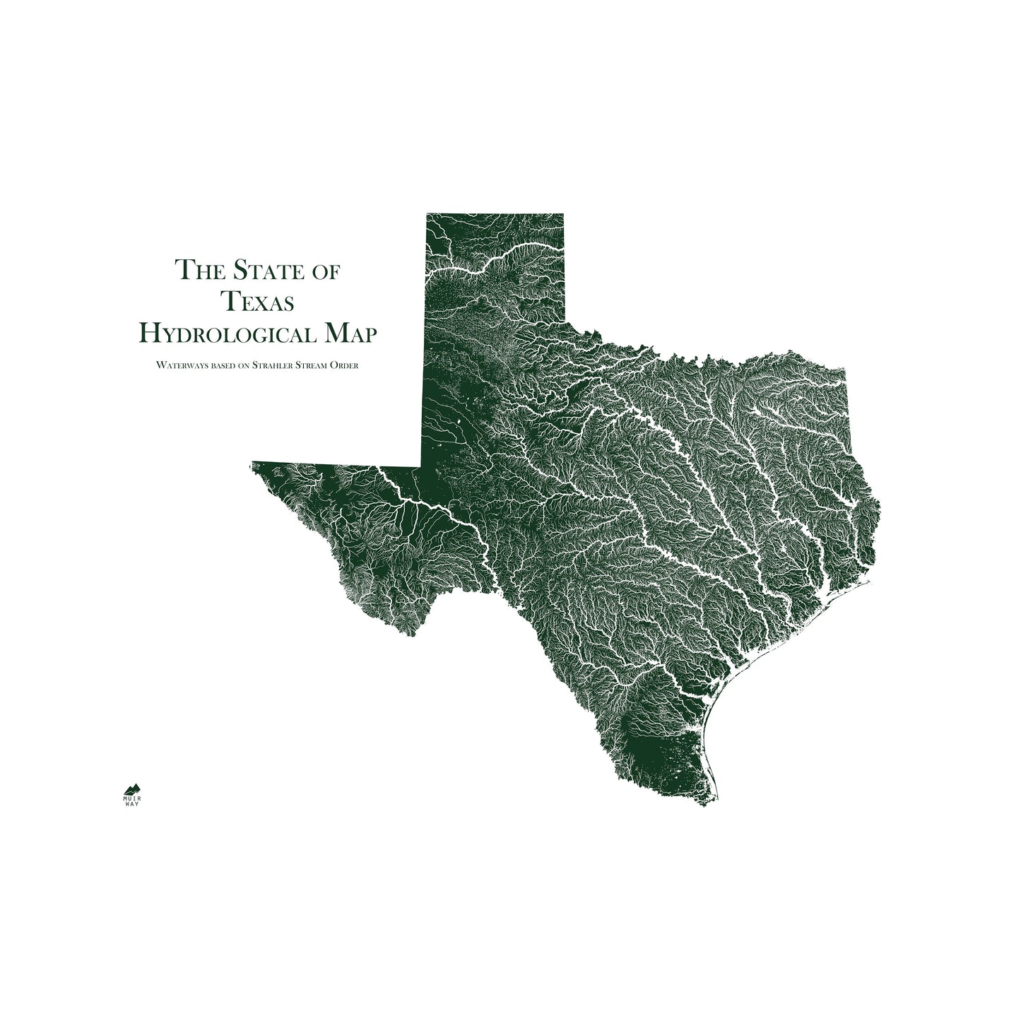 Texas Rivers Map
