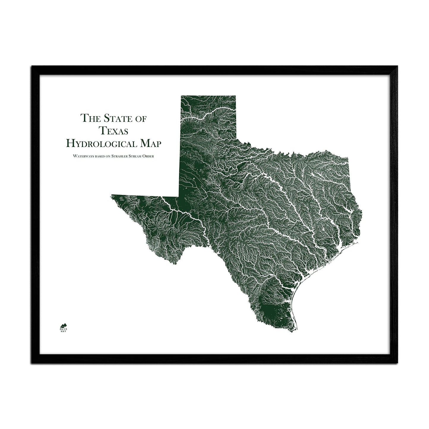 Texas Rivers Map