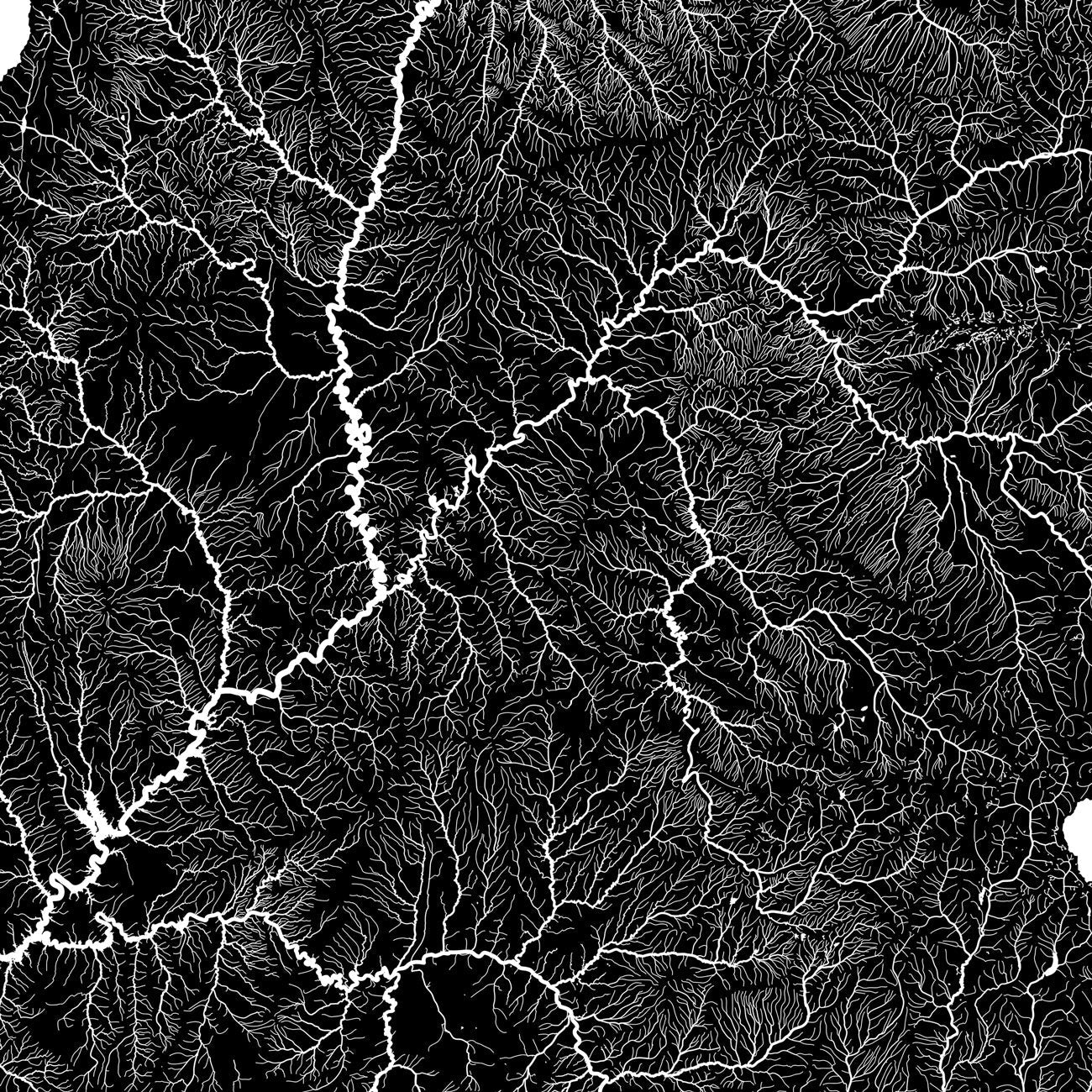 Upper Colorado Regional Hydrological Map