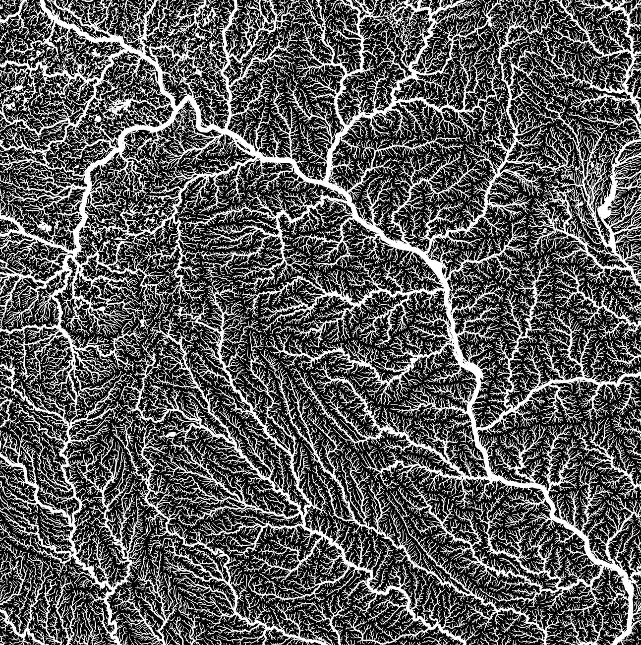 Upper Mississippi Regional Hydrological Map