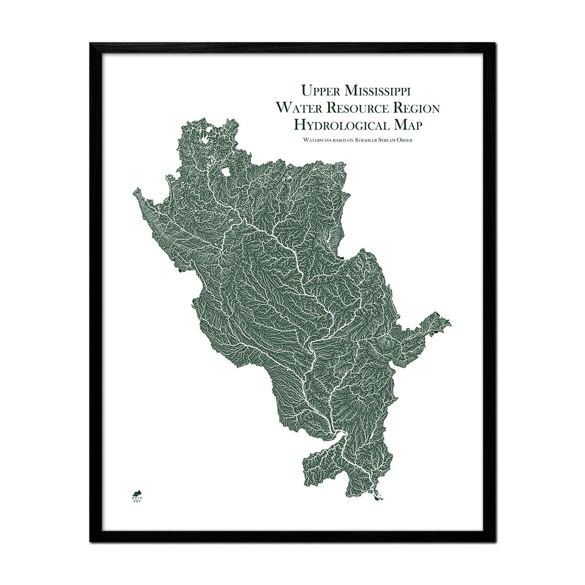 Upper Mississippi Regional Rivers Map