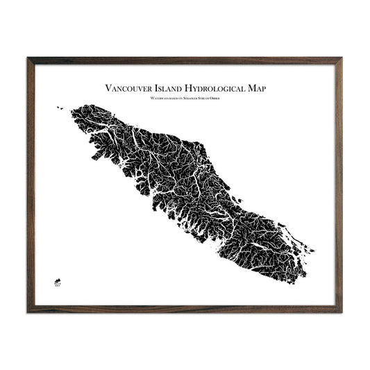 Vancouver Island Hydrological Map