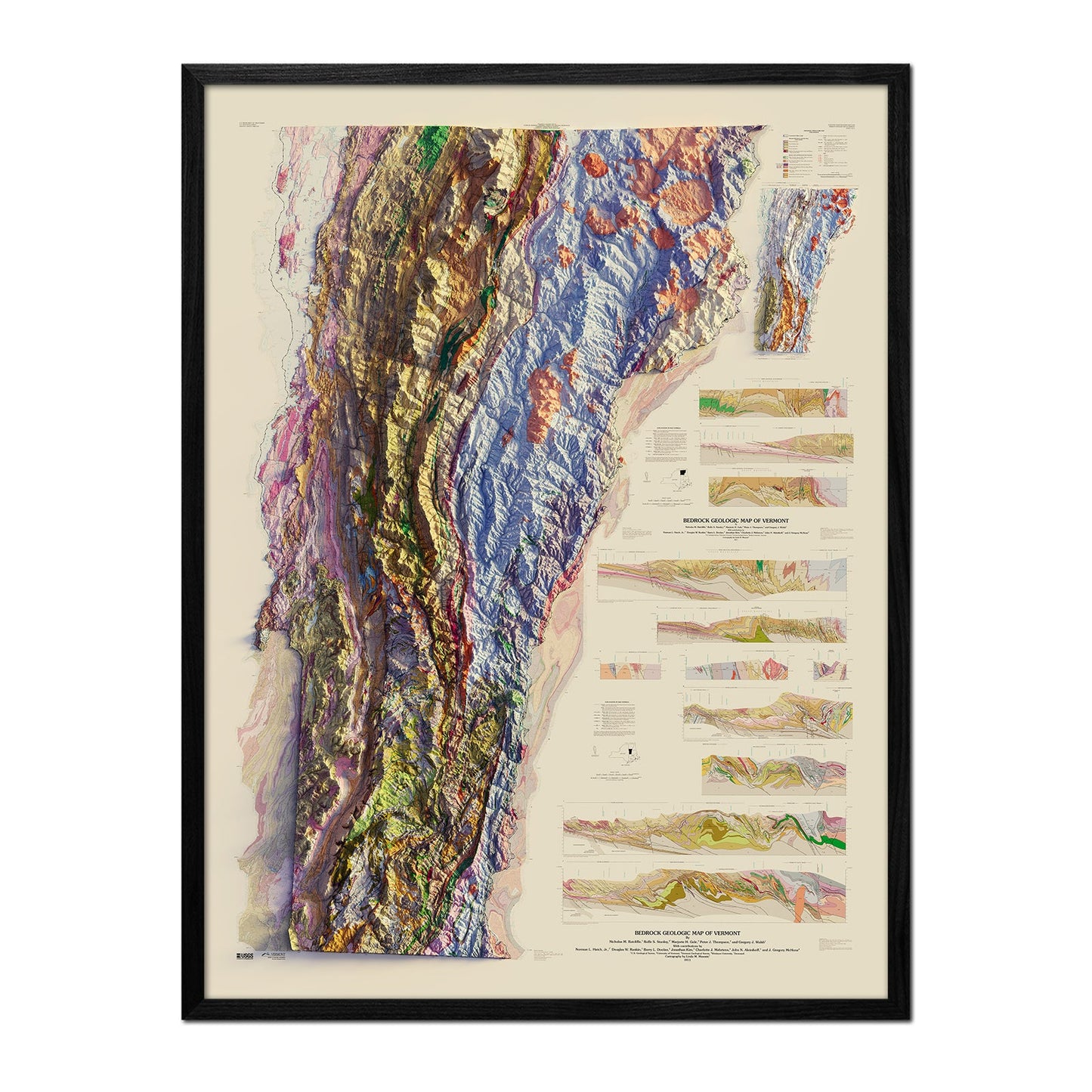 Vermont Relief Map - 2011