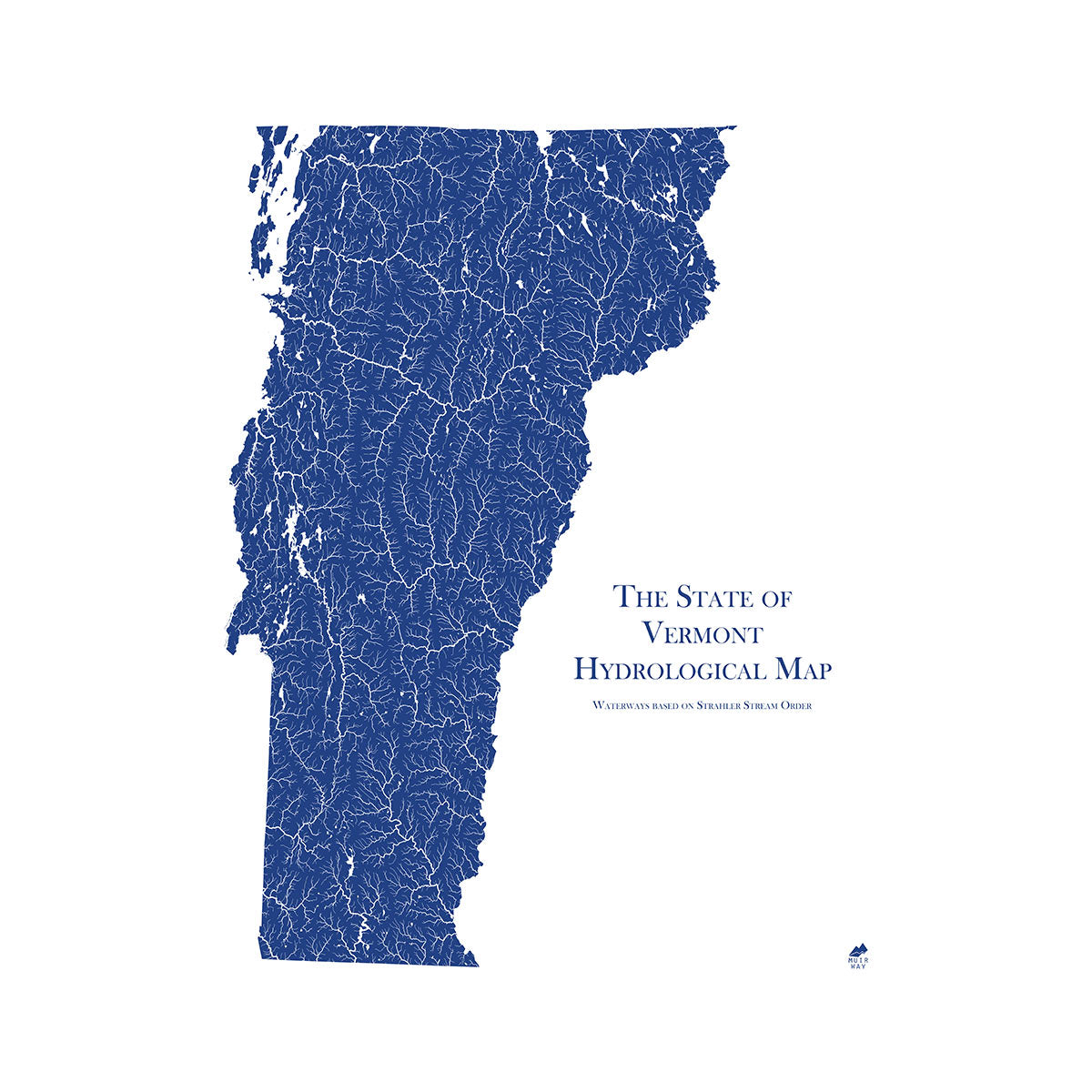 Vermont Hydrology Map