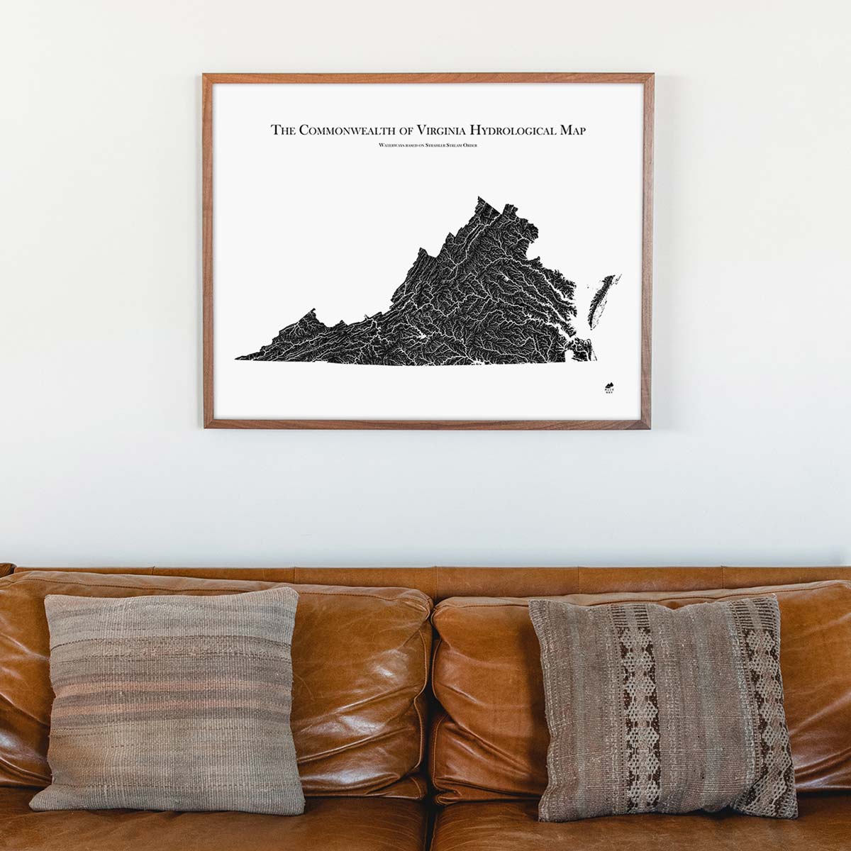 Virginia Hydrological Map