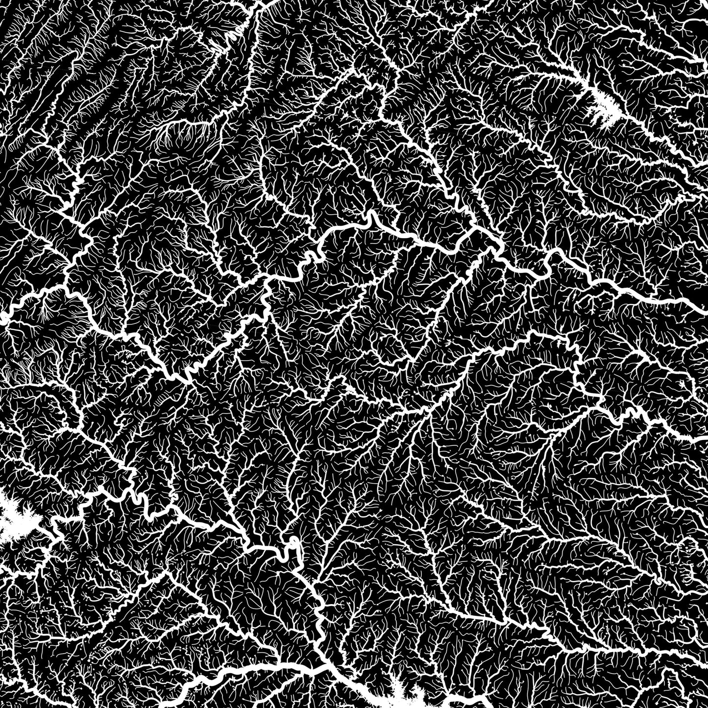 Virginia Hydrological Map