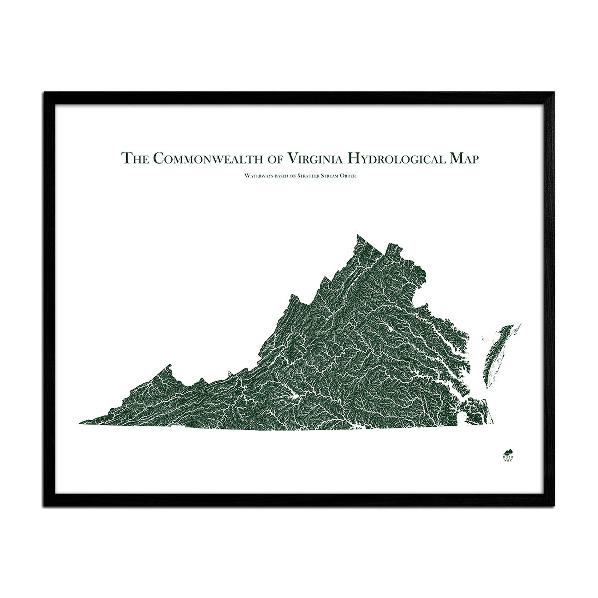 Virginia Rivers Map