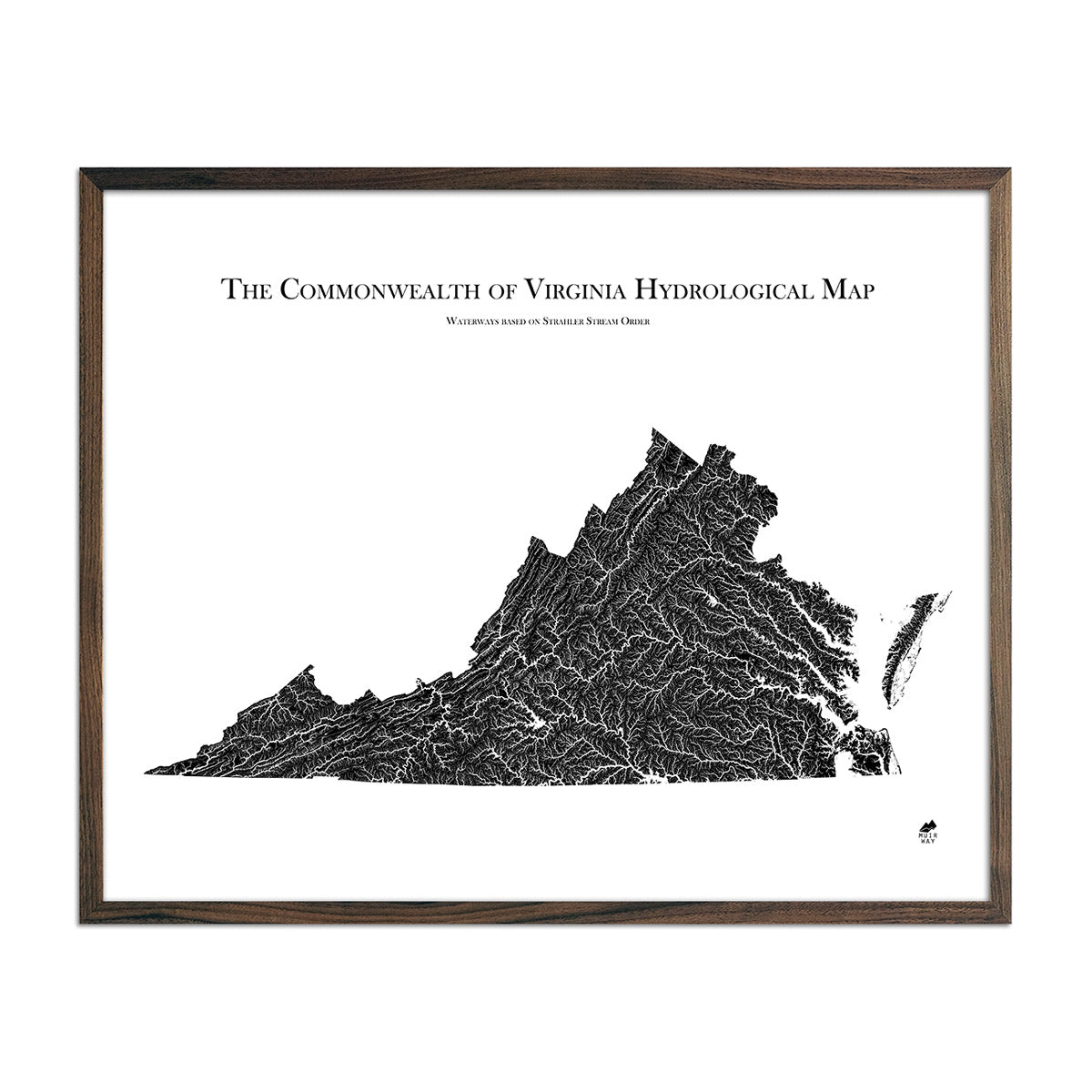 Virginia Hydrological Map