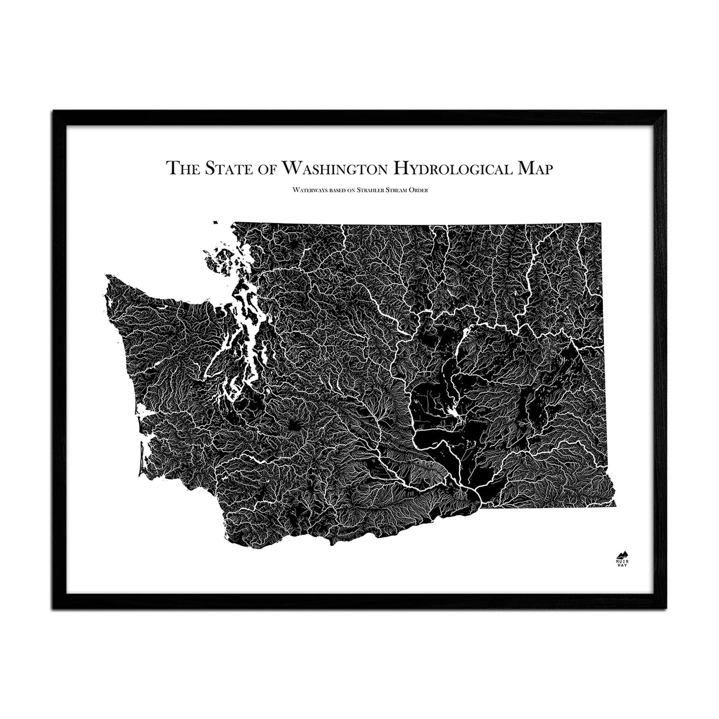 Washington Hydrological Map