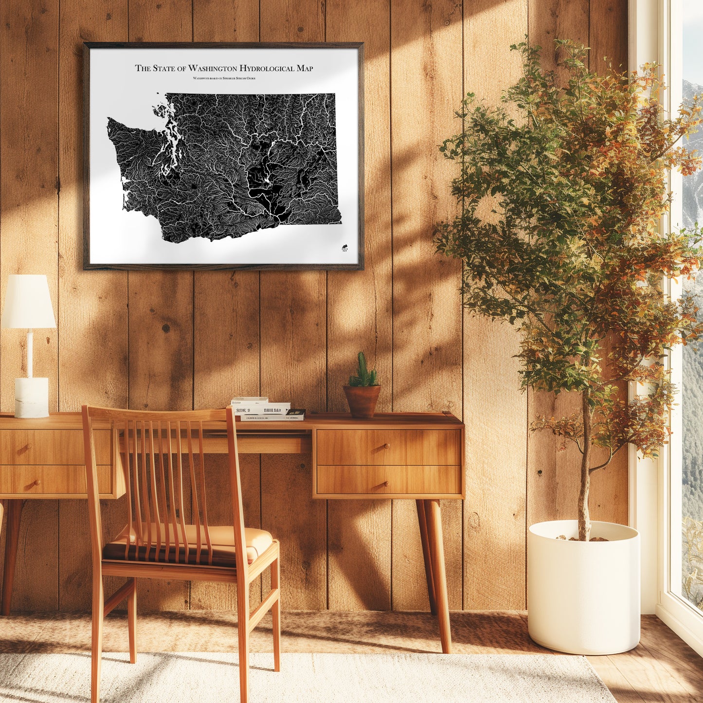 Washington Hydrological Map