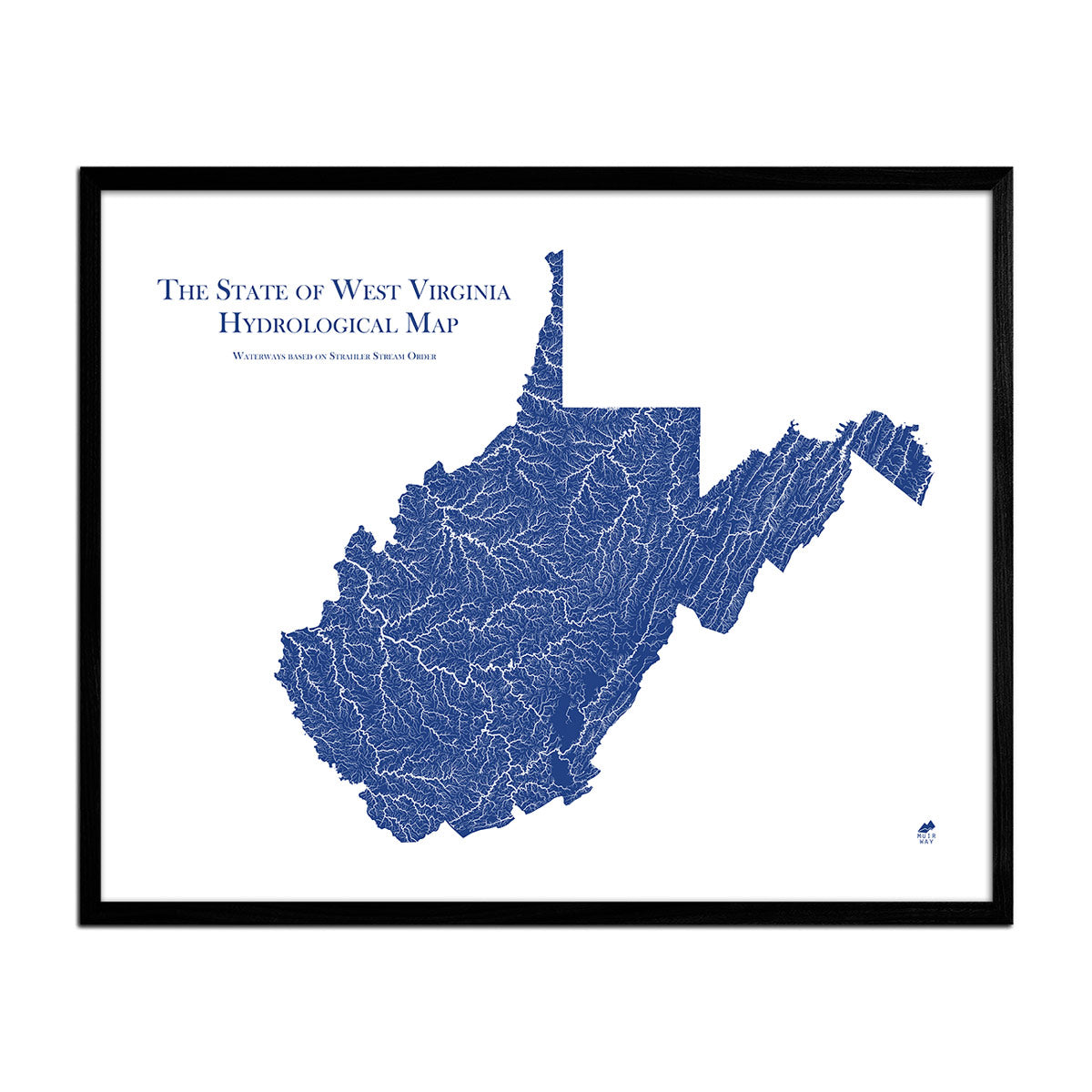 West Virginia Hydrology Map
