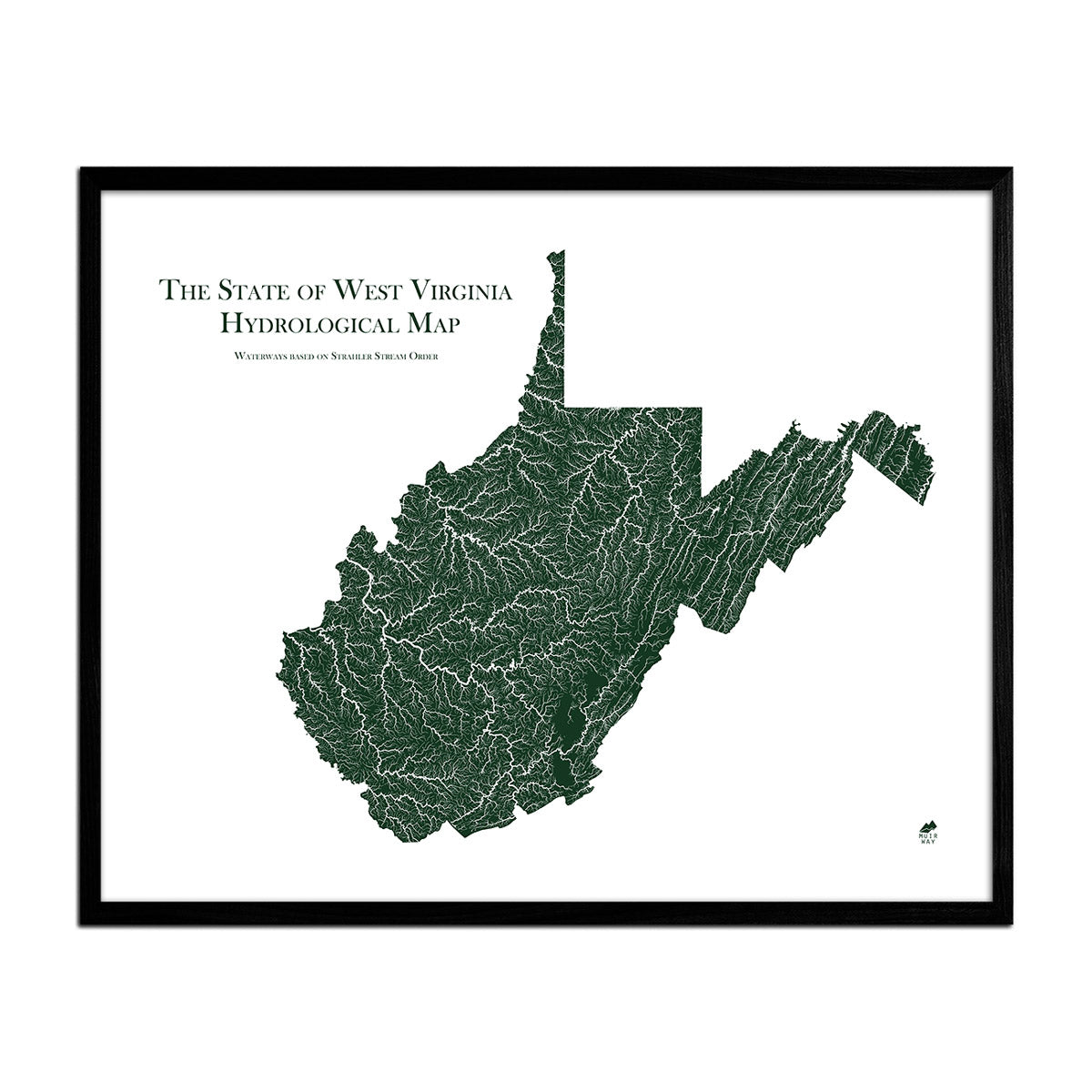 West Virginia Rivers Map