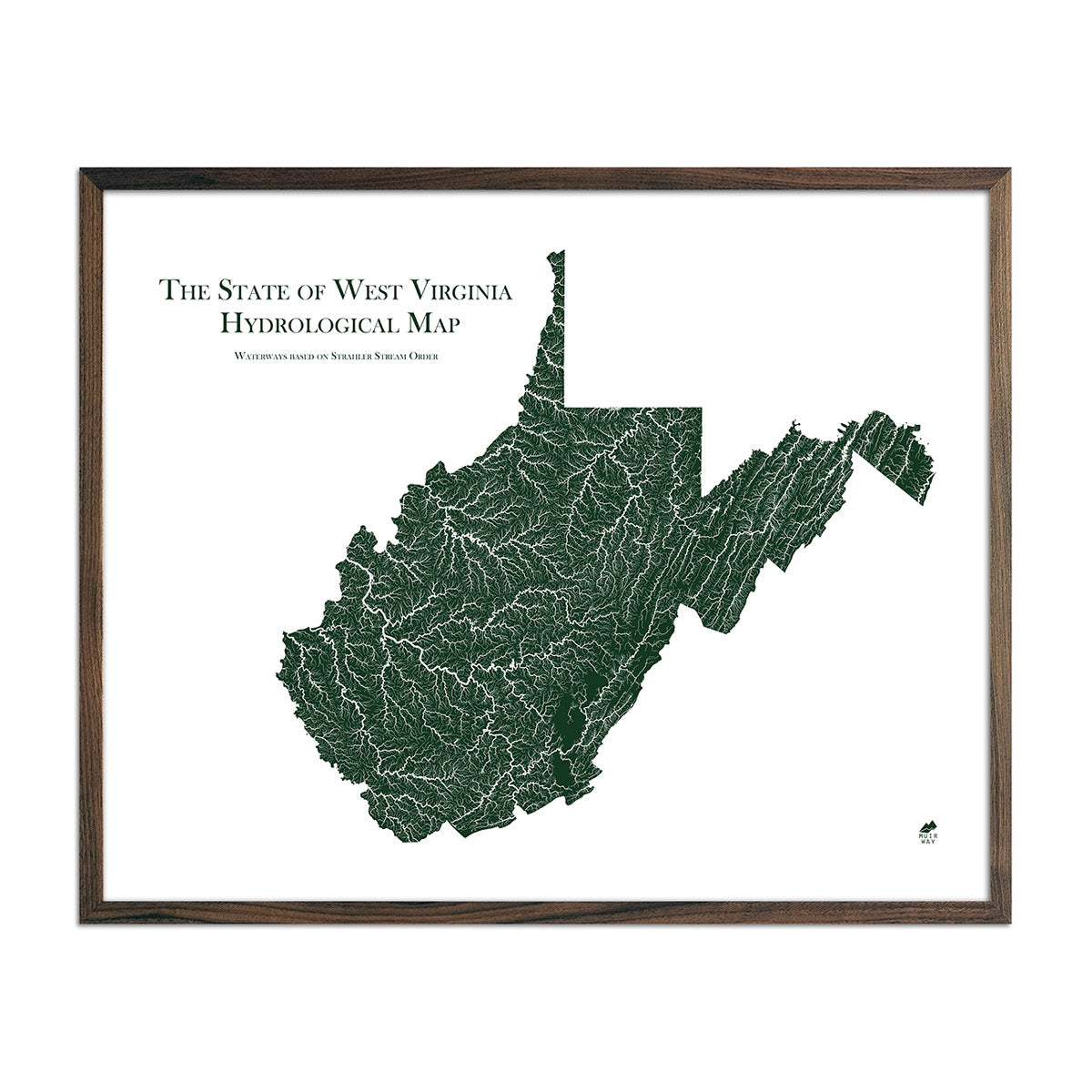 West Virginia Rivers Map