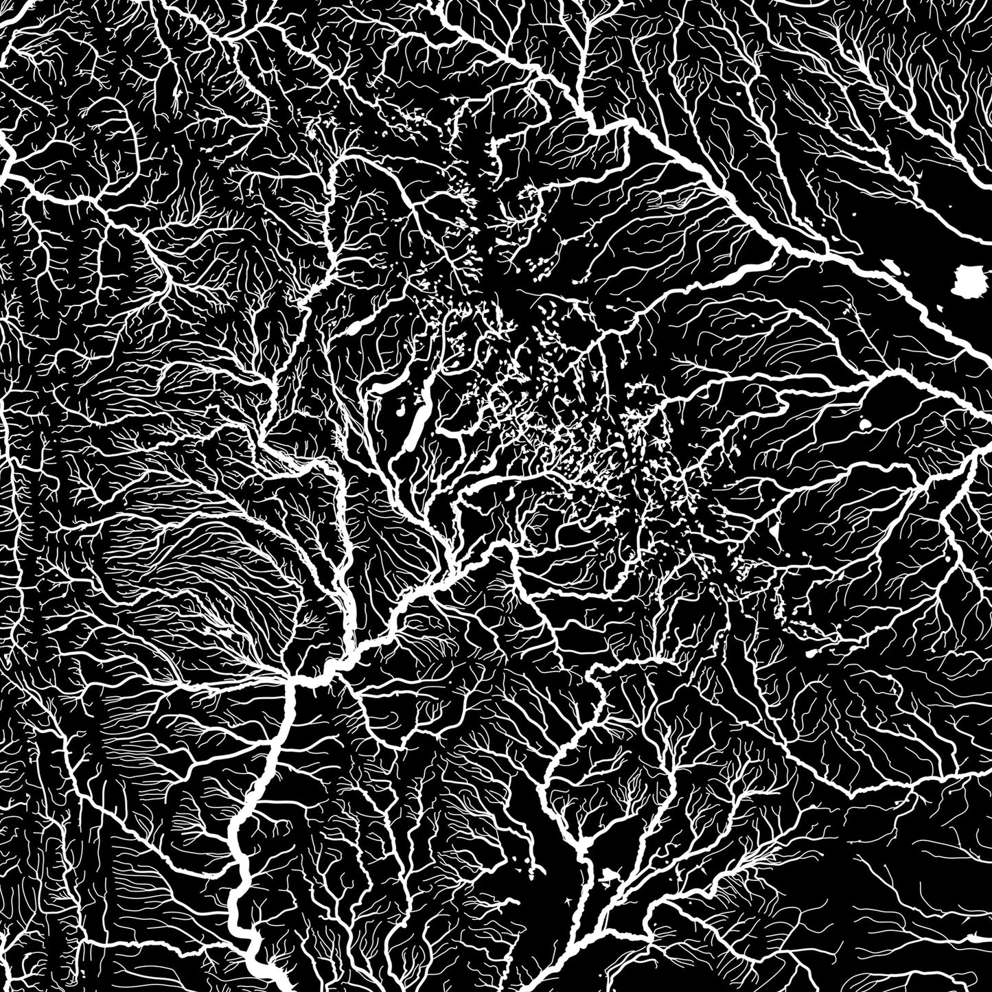Wyoming Hydrological Map