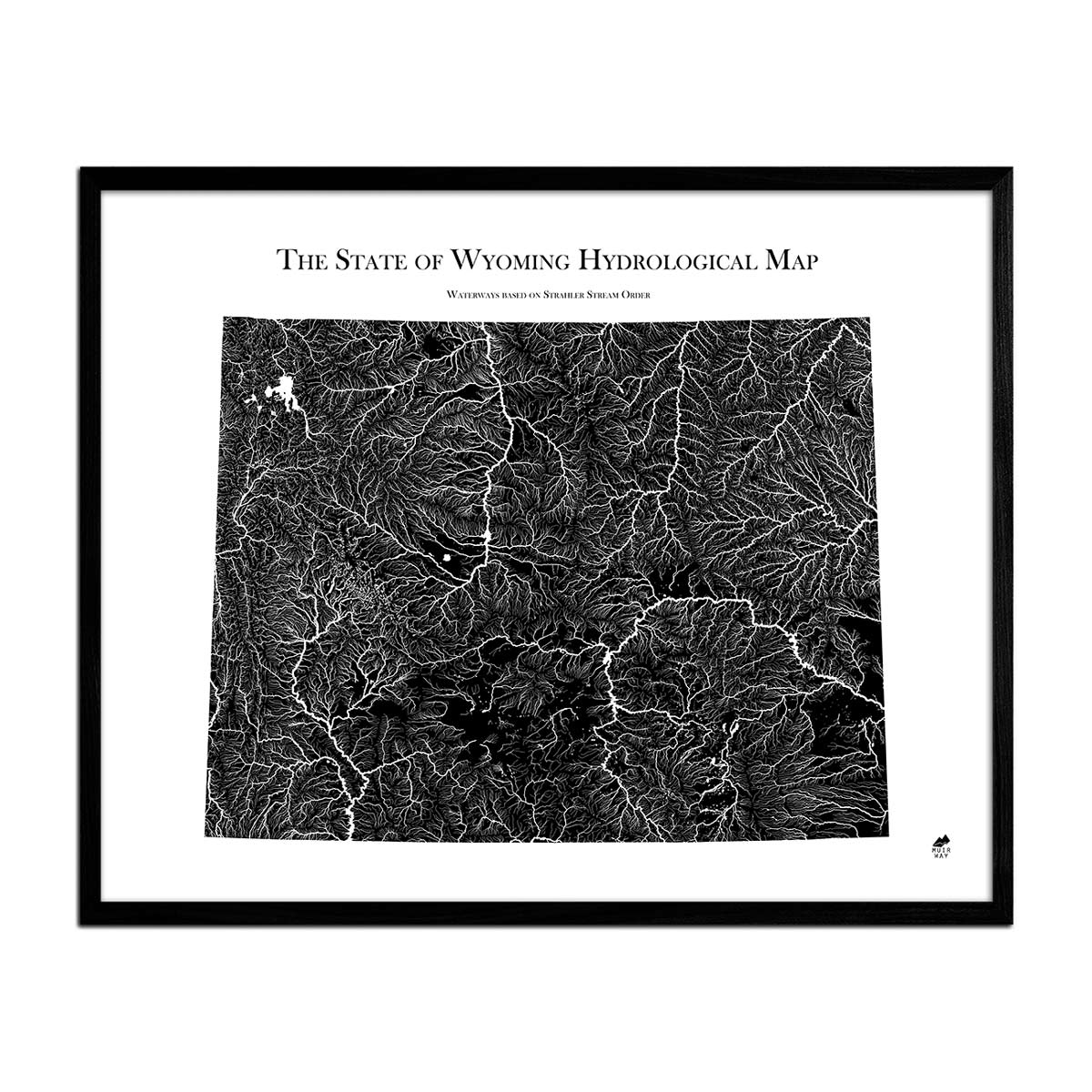 Wyoming Hydrological Map