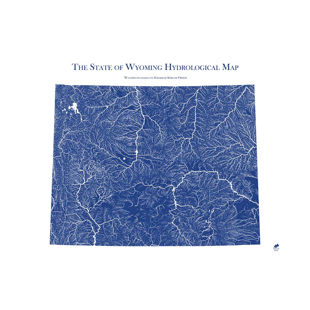 Wyoming Hydrology Map