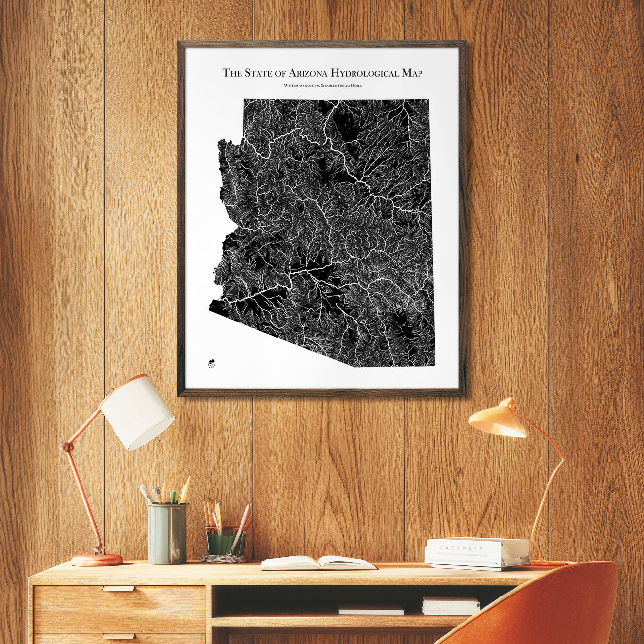 Arizona Hydrological Map