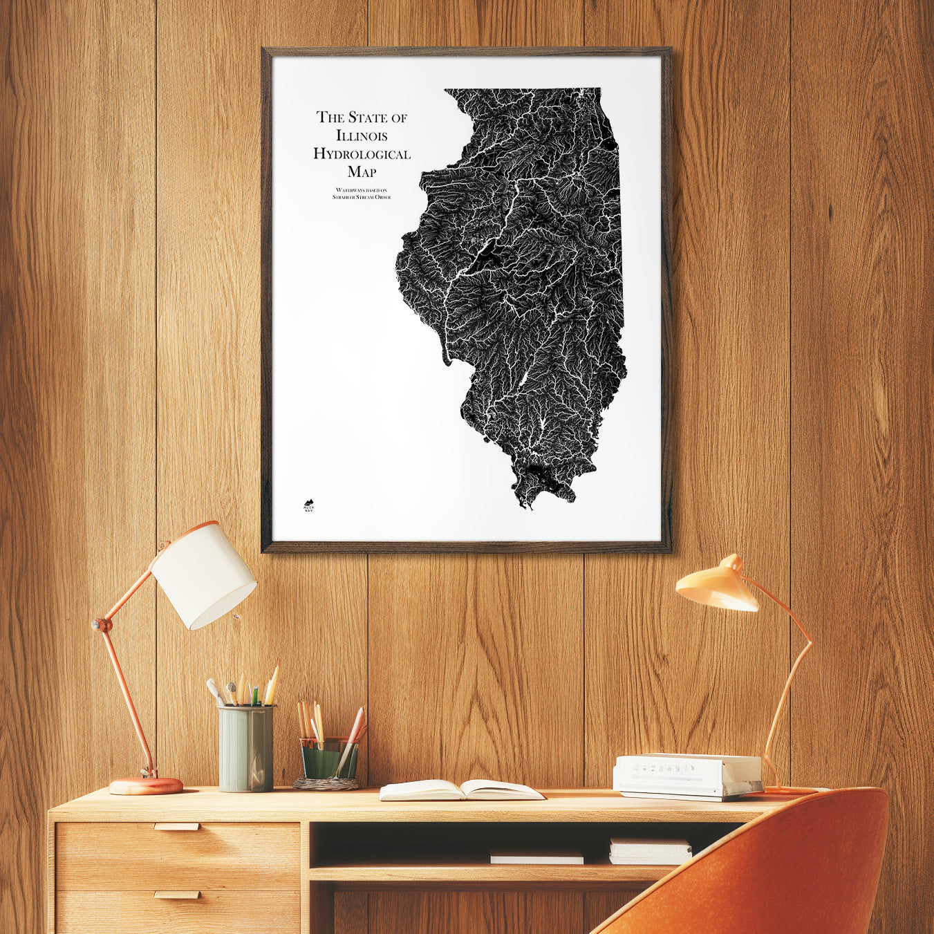 Illinois Hydrological Map