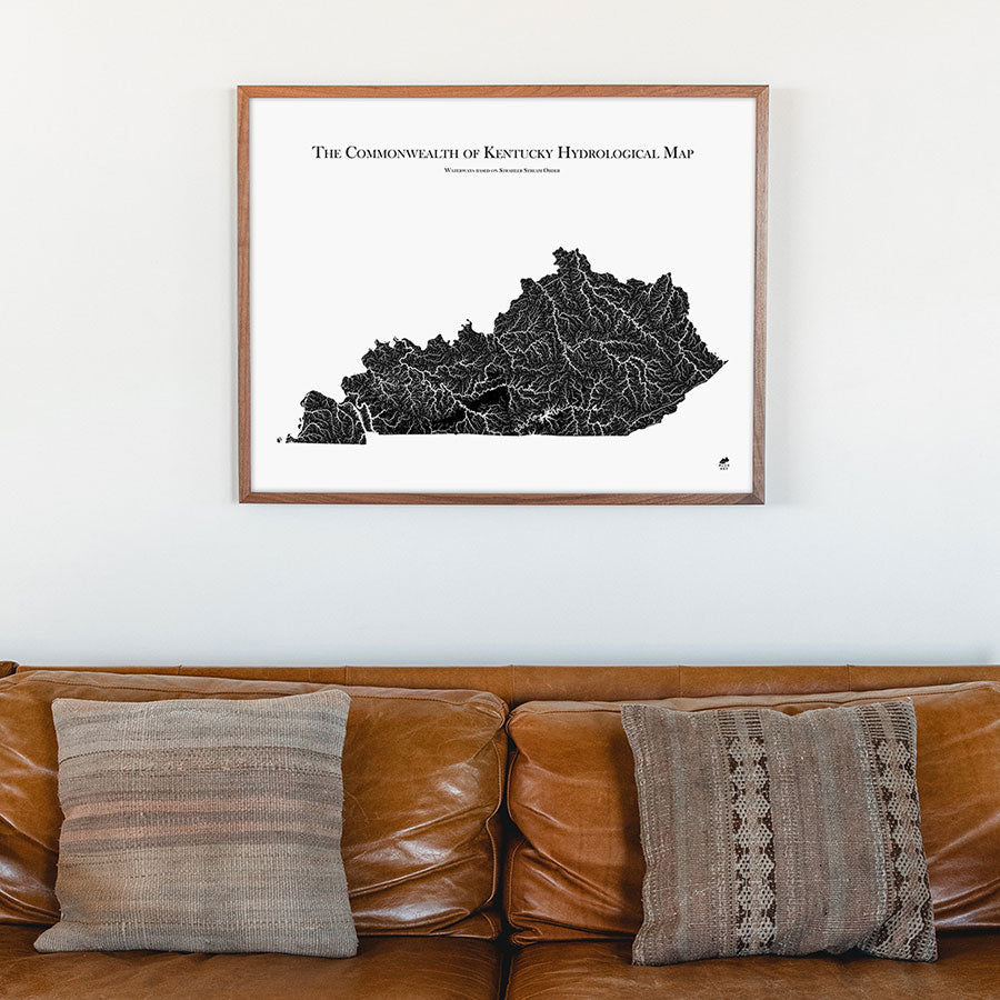 Kentucky Hydrological Map