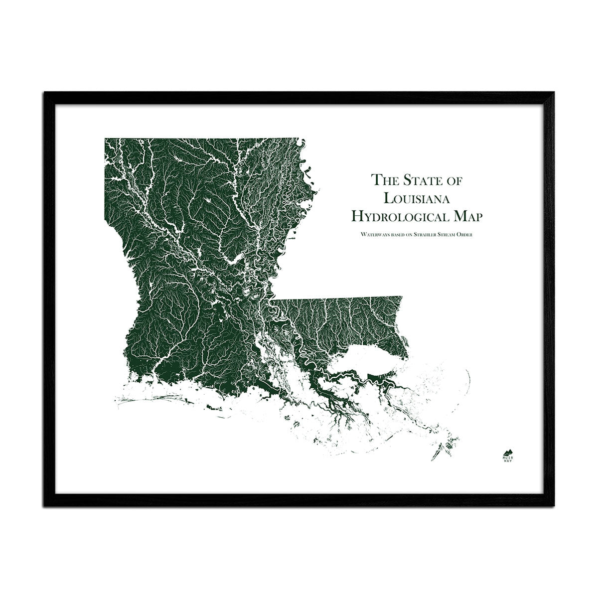 Louisiana Rivers Map