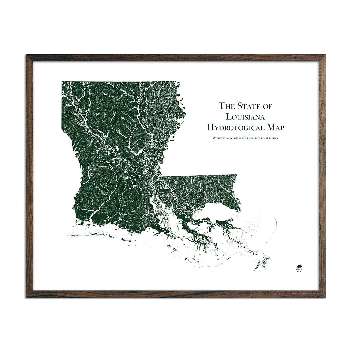 Louisiana Rivers Map