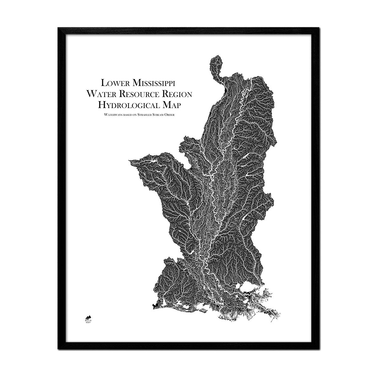 Lower Mississippi Regional Hydrological Map