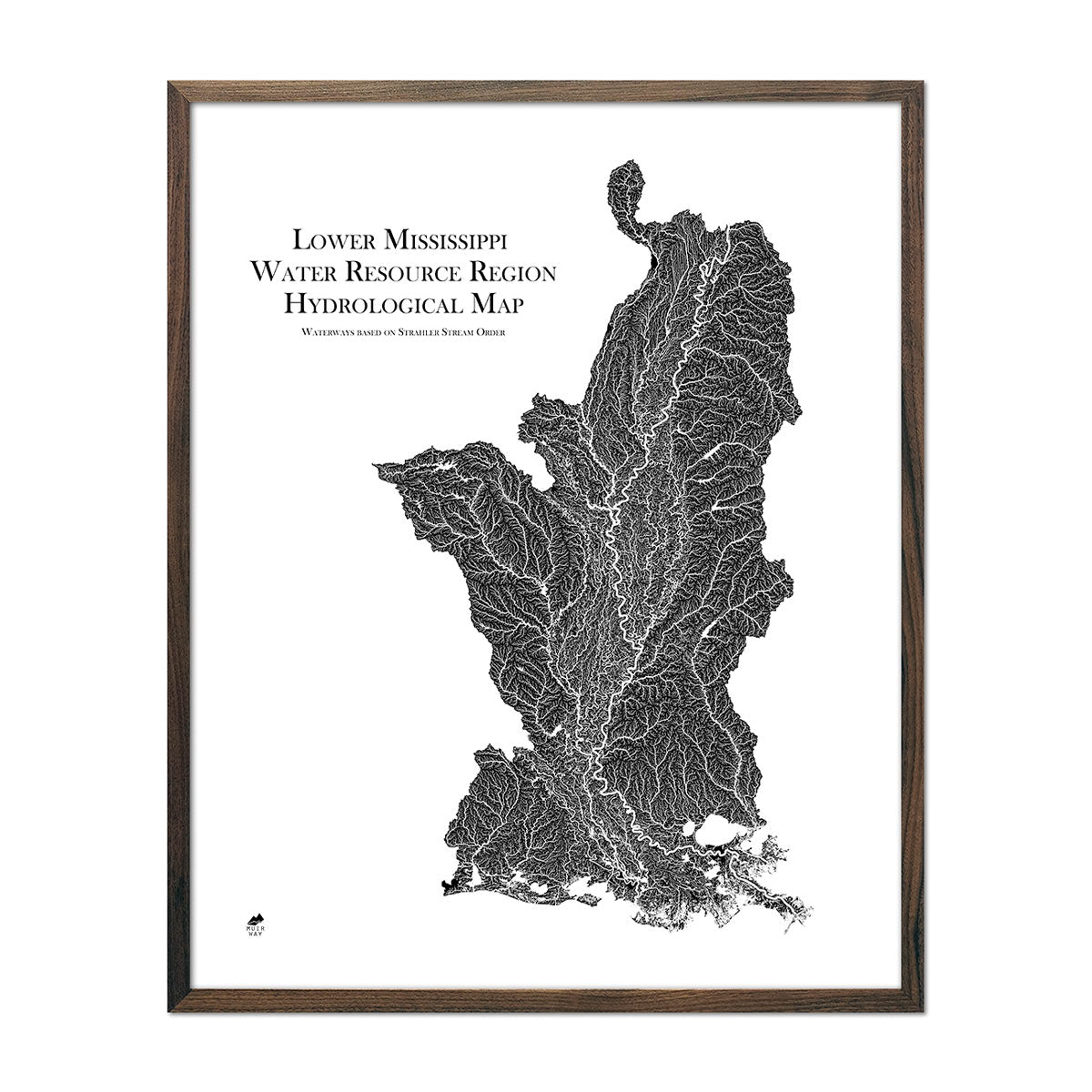 Lower Mississippi Regional Hydrological Map