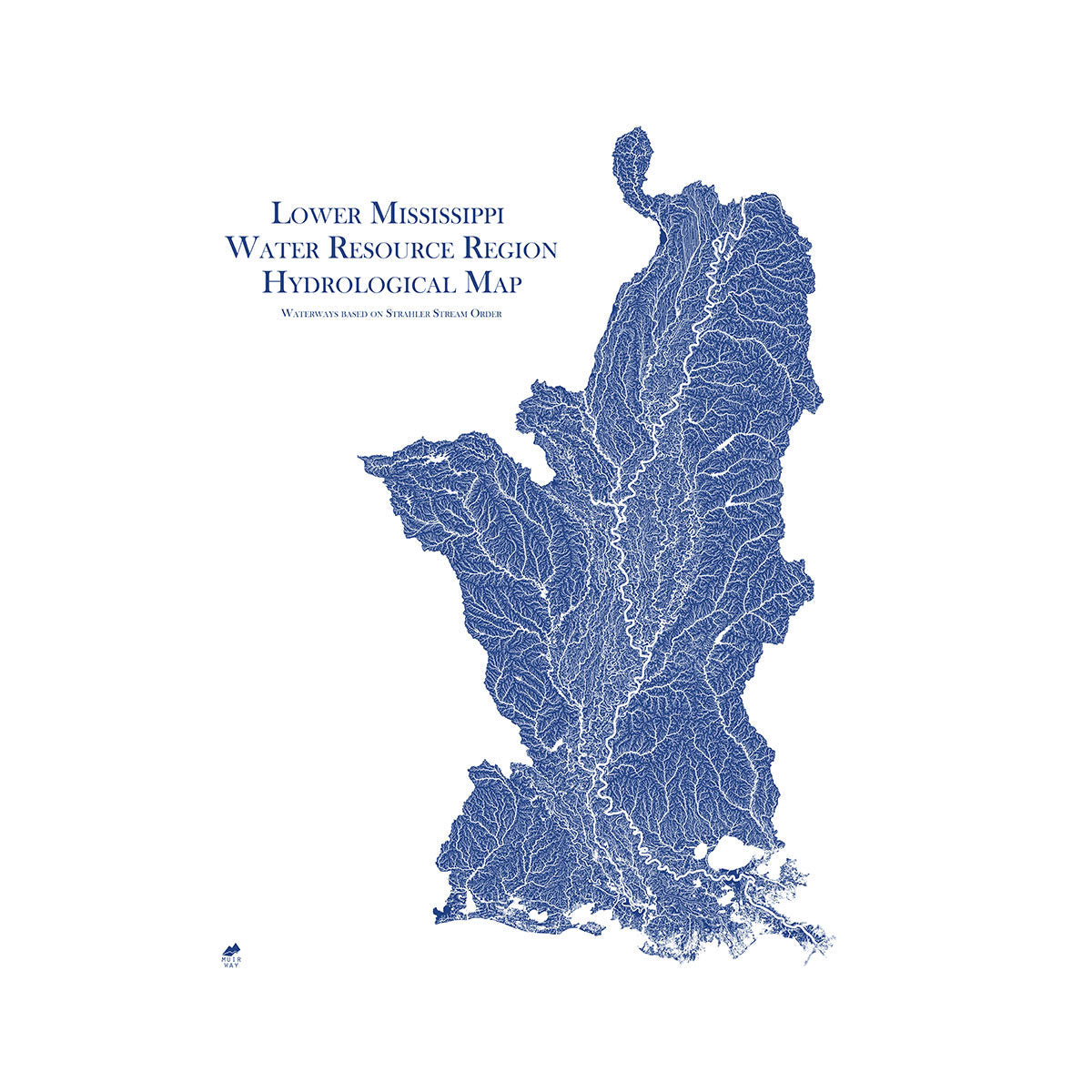 Lower Mississippi Regional Hydrology Map