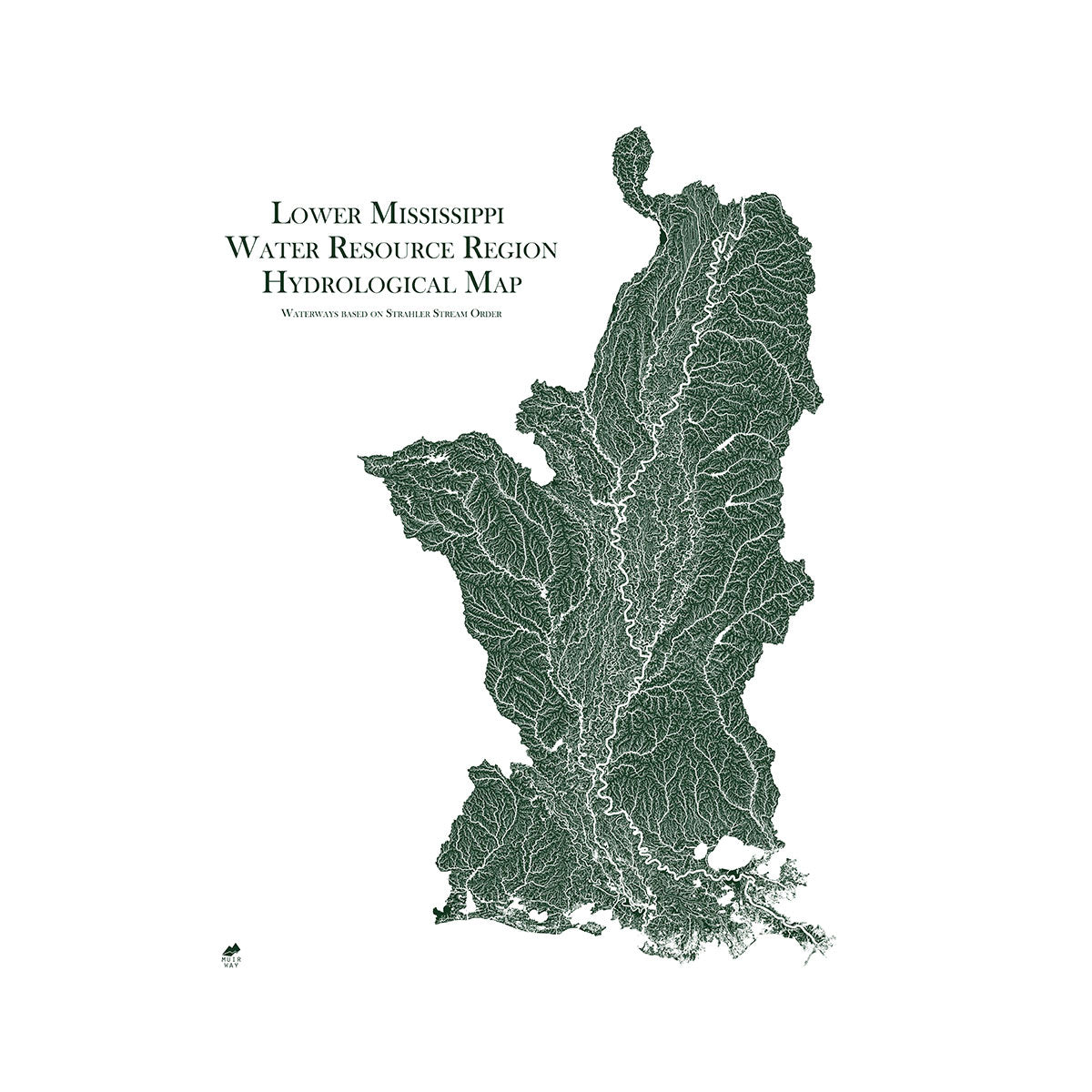 Lower Mississippi Regional Rivers Map