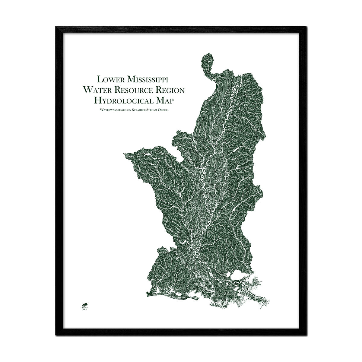 Lower Mississippi Regional Rivers Map