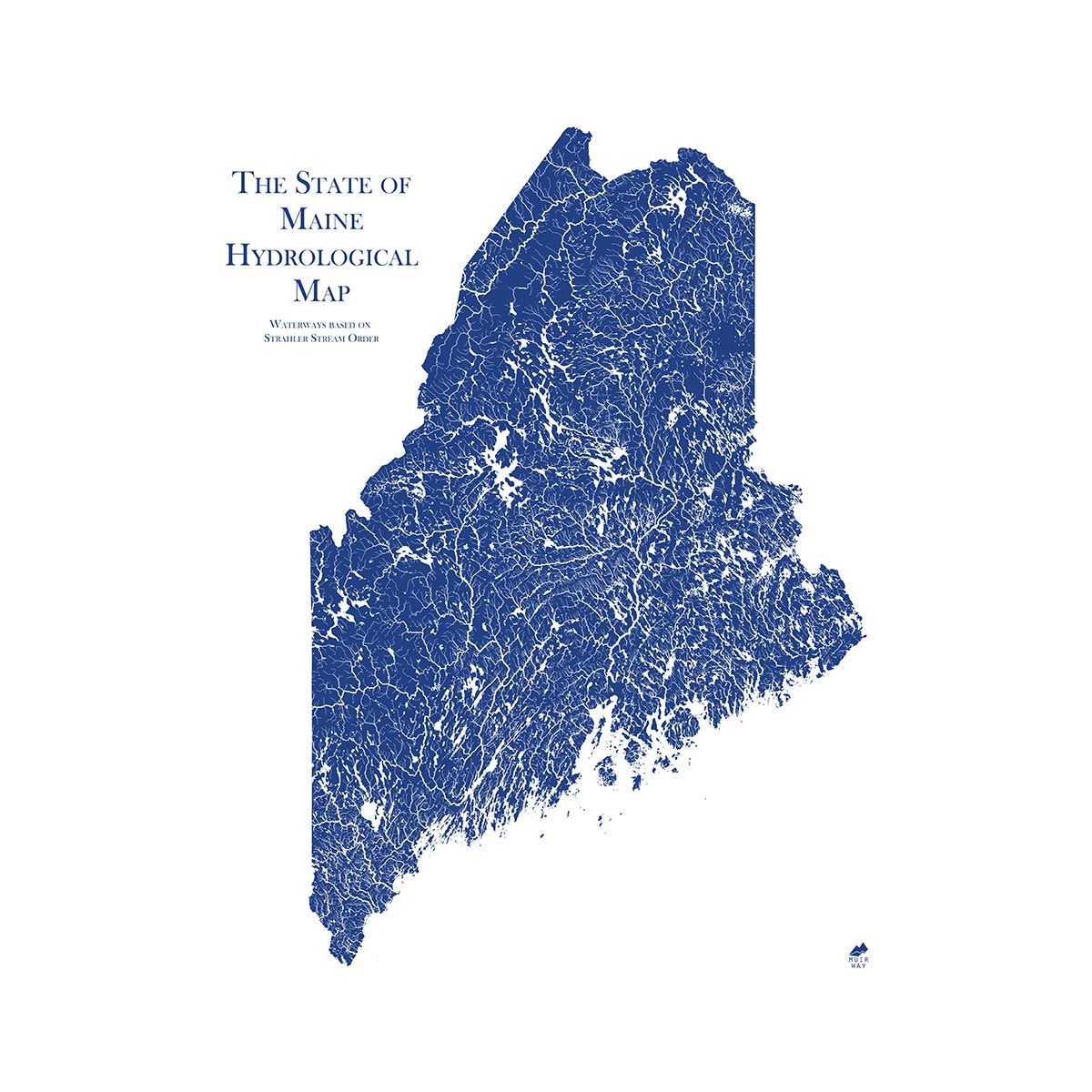 Maine Hydrology Map