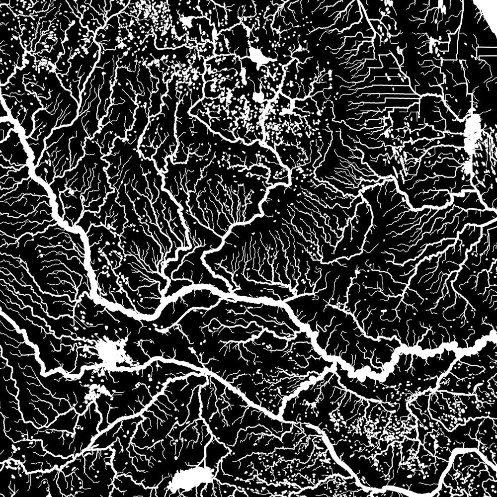 Manitoba Hydrological Map