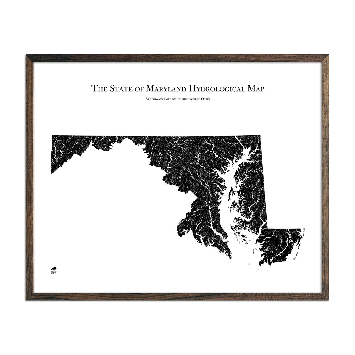 Maryland Hydrological Map