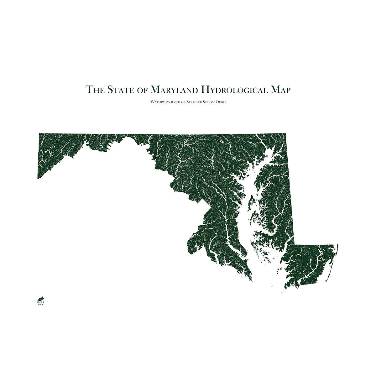 Maryland Rivers Map