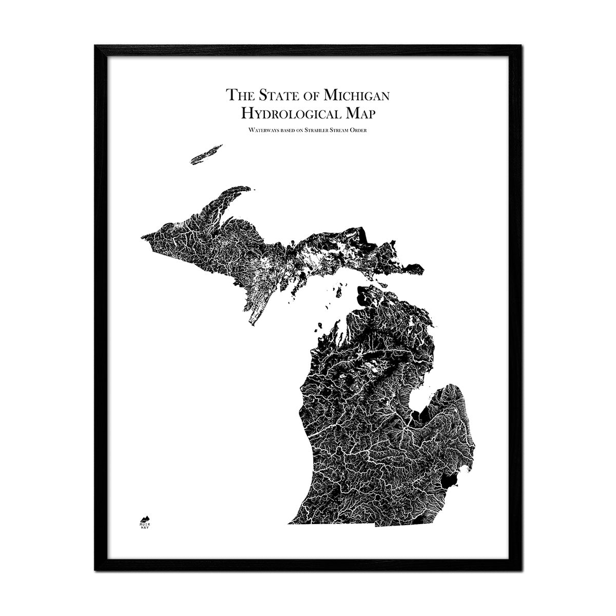 Michigan Hydrological Map