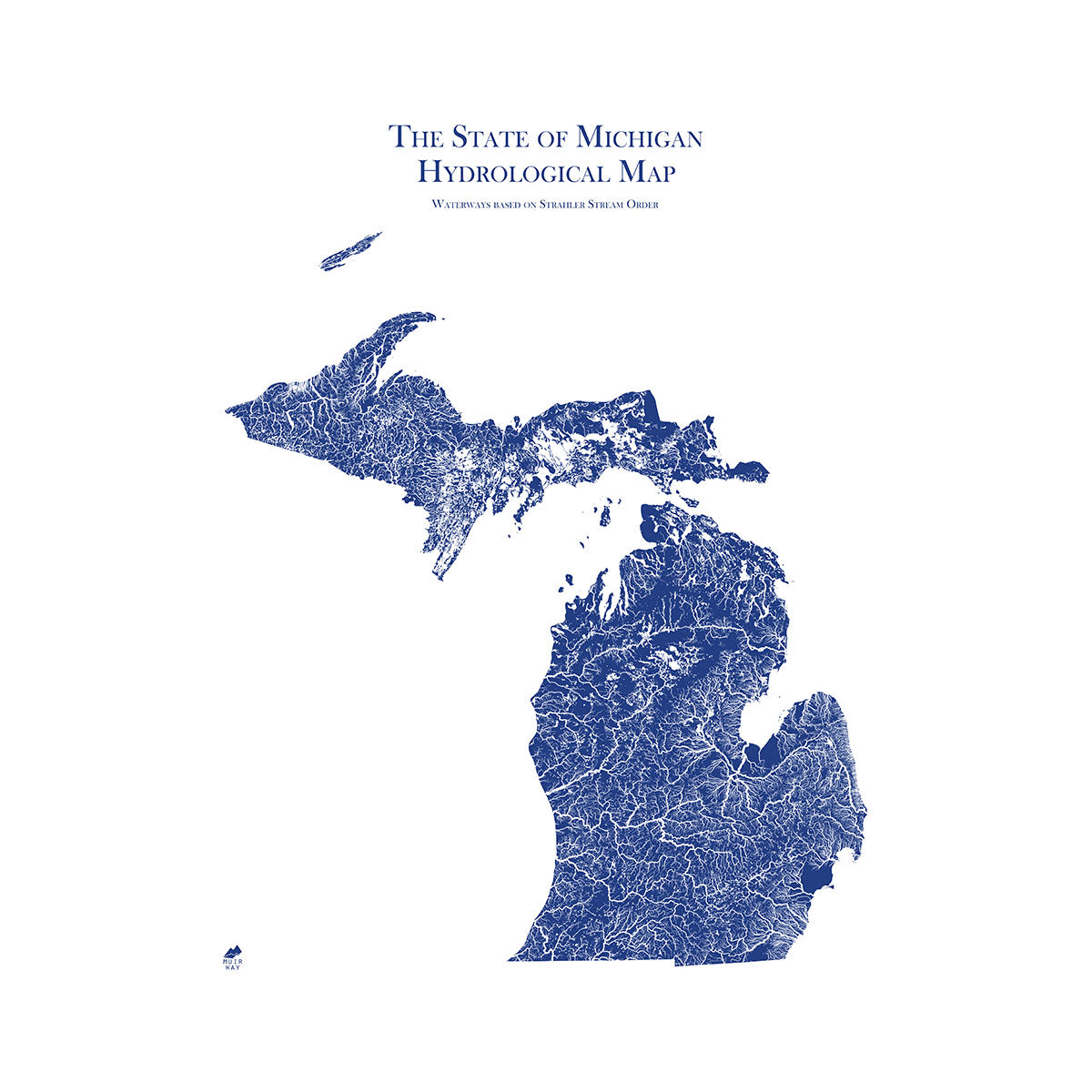 Michigan Hydrology Map