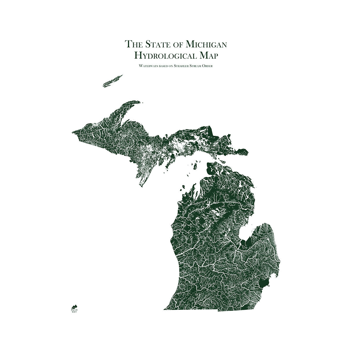 Michigan Rivers Map